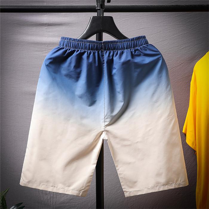 Men's Tooling Shorts in gradient color, knee-length design, perfect for summer casual wear.