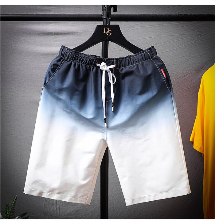 Men's Tooling Shorts in gradient color, knee-length design, perfect for summer casual wear.