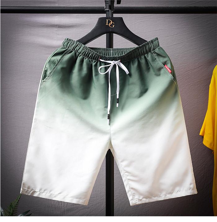 Men's Tooling Shorts in gradient color, knee-length design, perfect for summer casual wear.