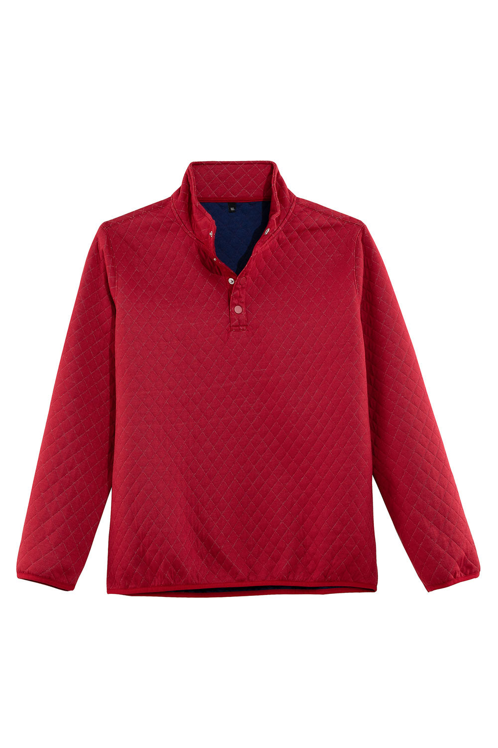 Men's Ultra Soft 1/4 Quilted Fleece Pullover in a stylish outdoor setting, showcasing its mock neck and quilted design.