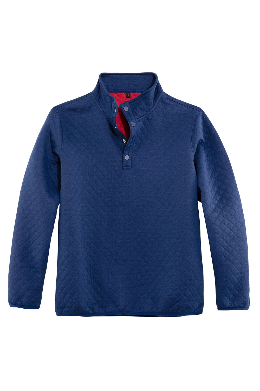 Men's Ultra Soft 1/4 Quilted Fleece Pullover in a stylish outdoor setting, showcasing its mock neck and quilted design.