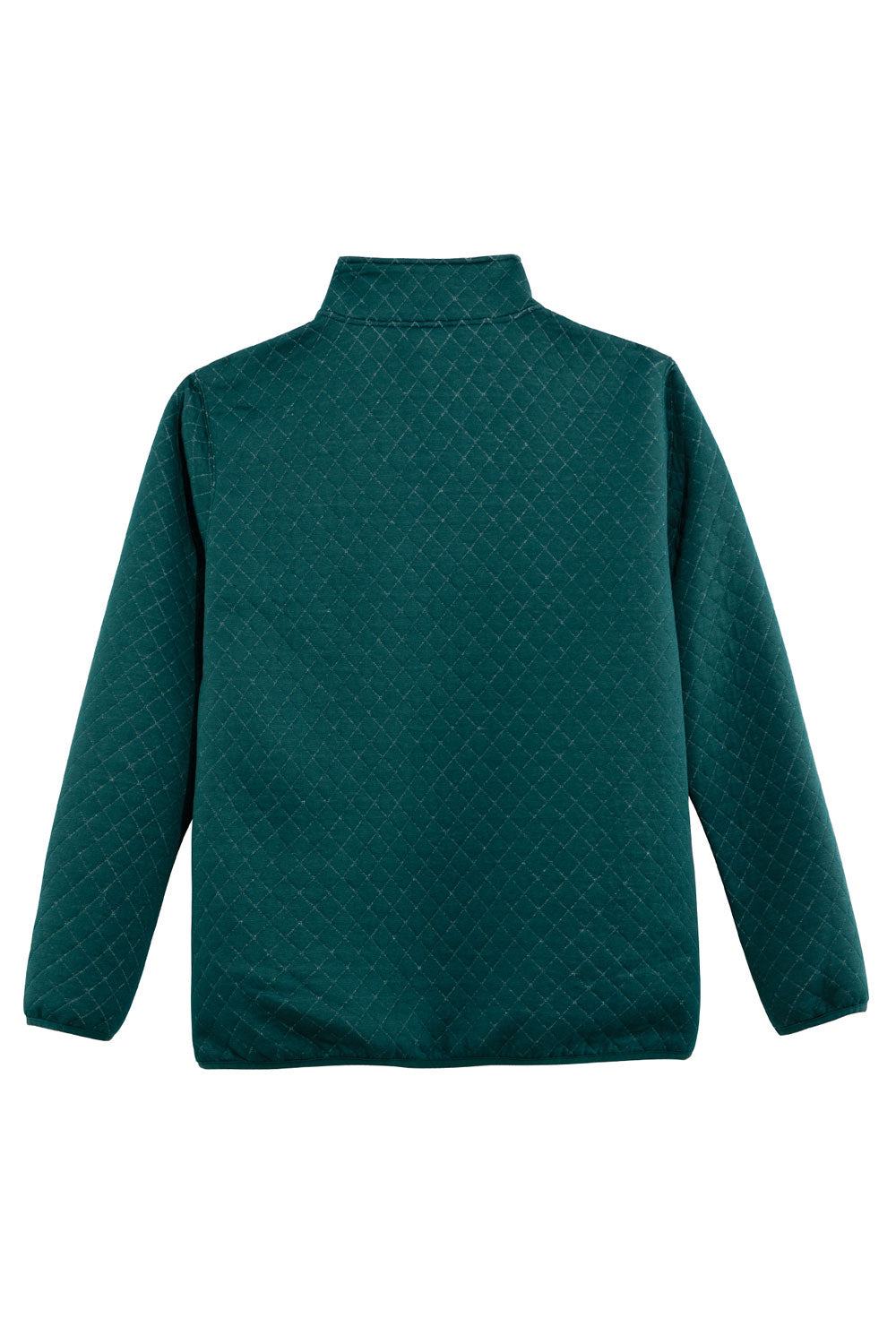 Men's Ultra Soft 1/4 Quilted Fleece Pullover in a stylish outdoor setting, showcasing its mock neck and quilted design.