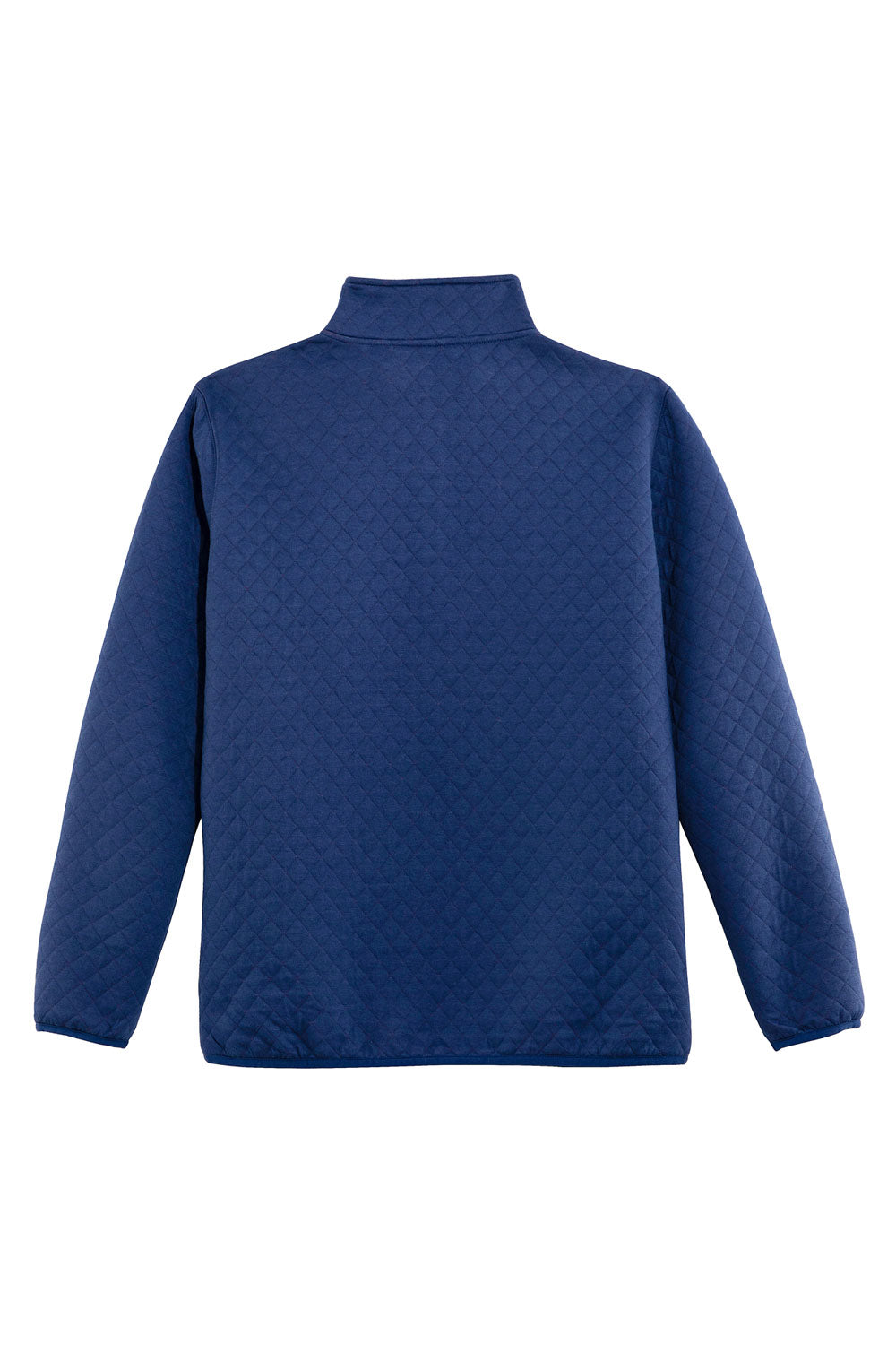 Men's Ultra Soft 1/4 Quilted Fleece Pullover in a stylish outdoor setting, showcasing its mock neck and quilted design.