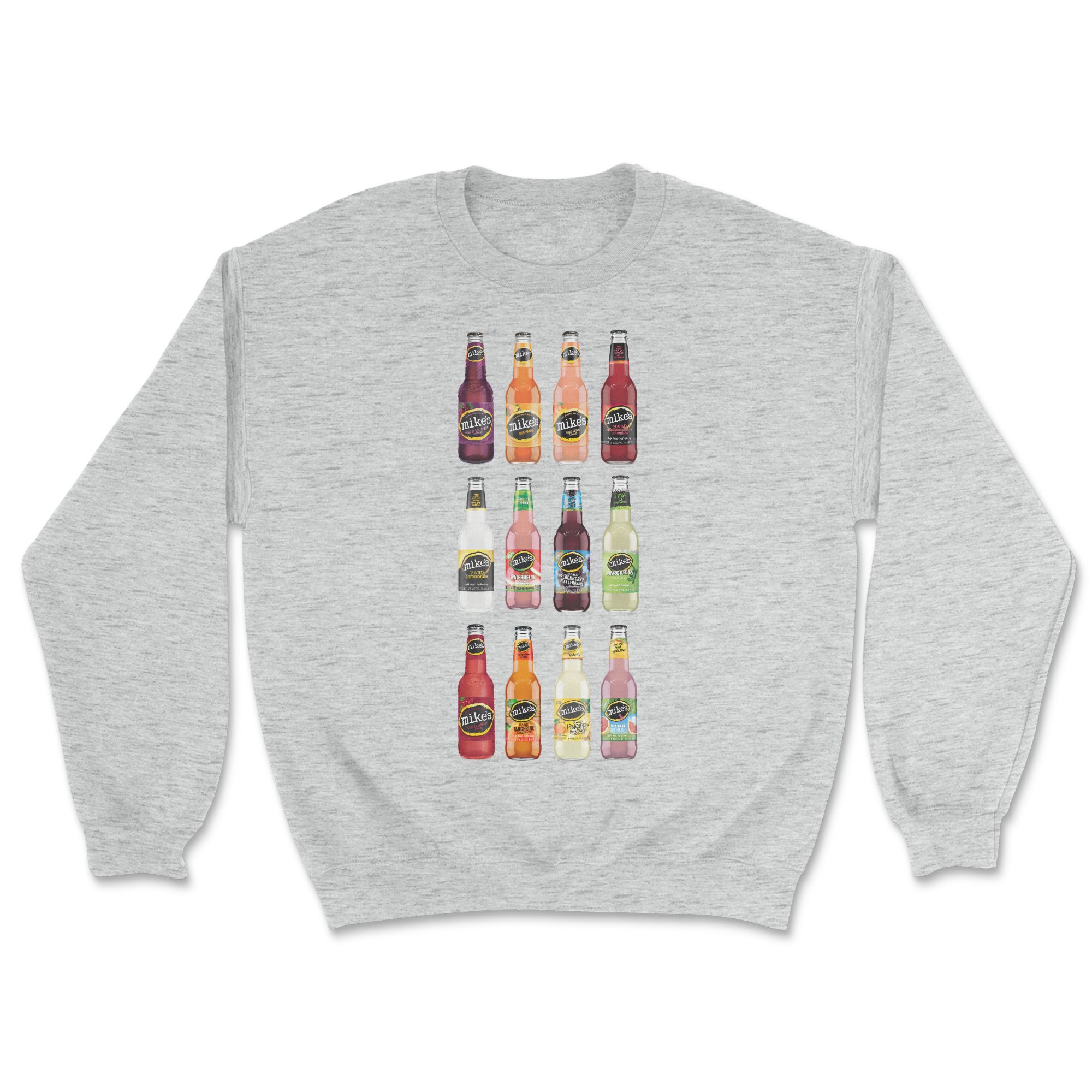 Mike's Hard Lemonade Sweatshirt featuring a vibrant design, unisex fit, and soft fabric, perfect for casual wear.