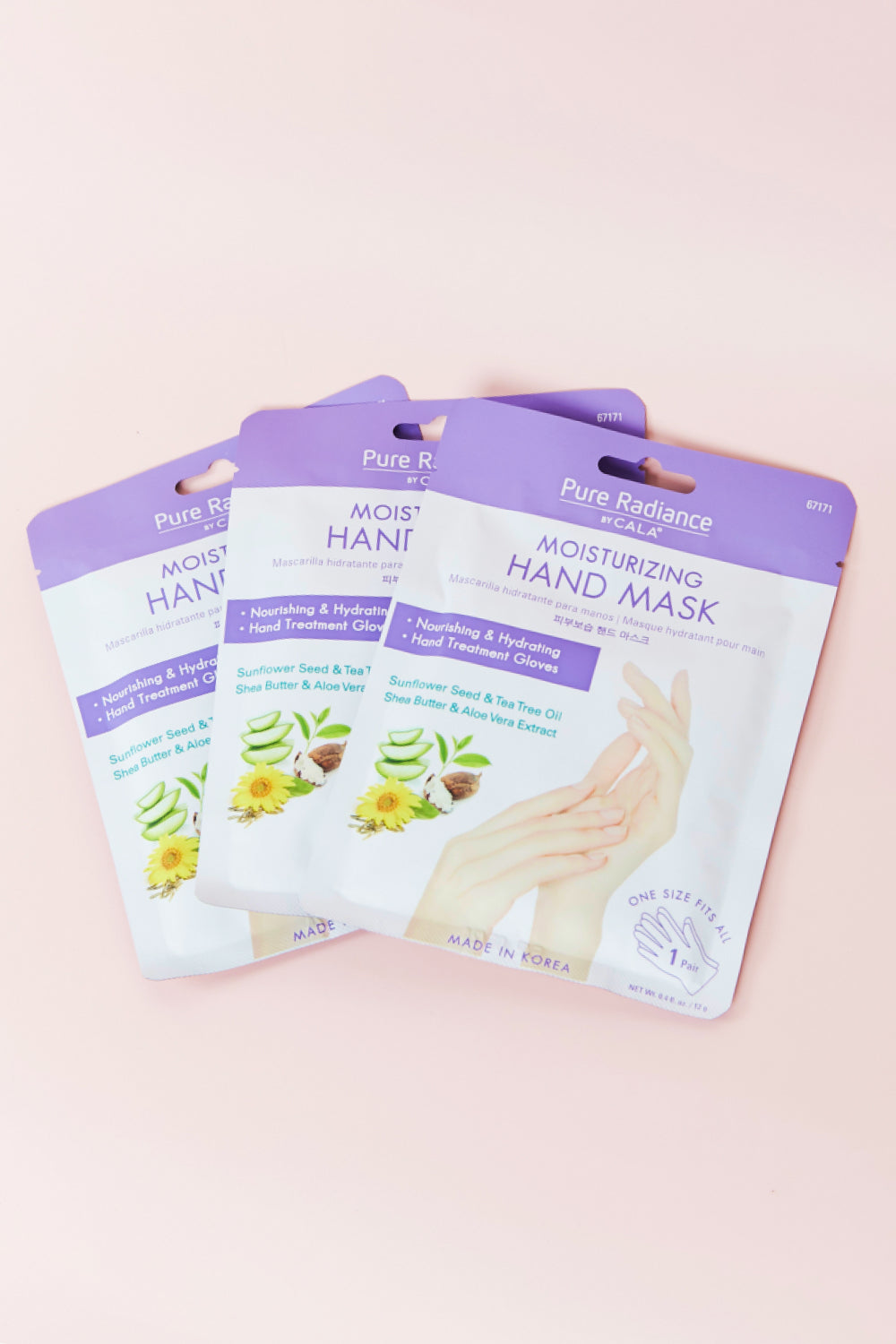 Moisturizing Hand Masks in packaging, showcasing their hydrating properties and design.