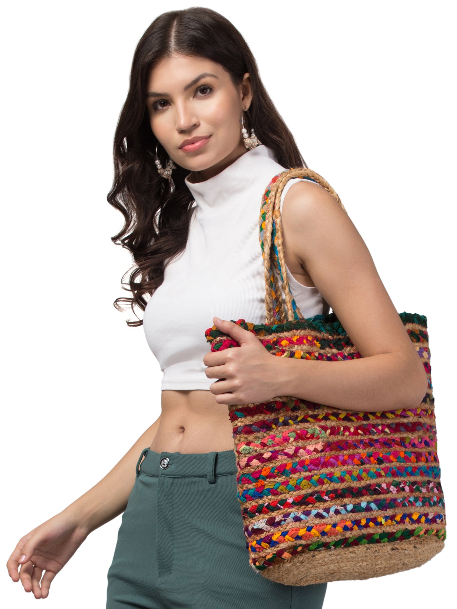 Nina Beverly Hills Multicolor Bag showcasing vibrant colors and premium craftsmanship, perfect for stylish individuals.