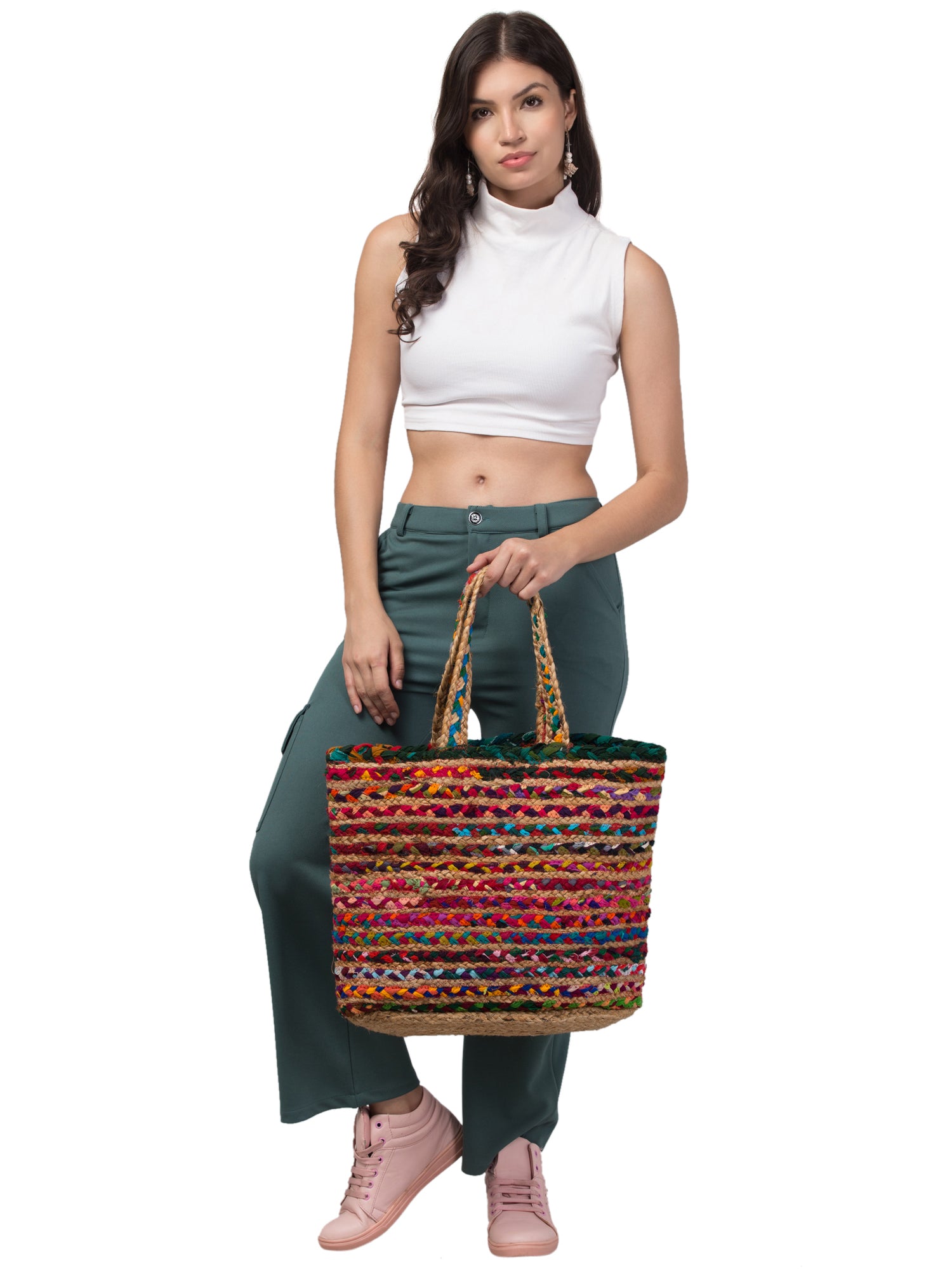 Nina Beverly Hills Multicolor Bag showcasing vibrant colors and premium craftsmanship, perfect for stylish individuals.