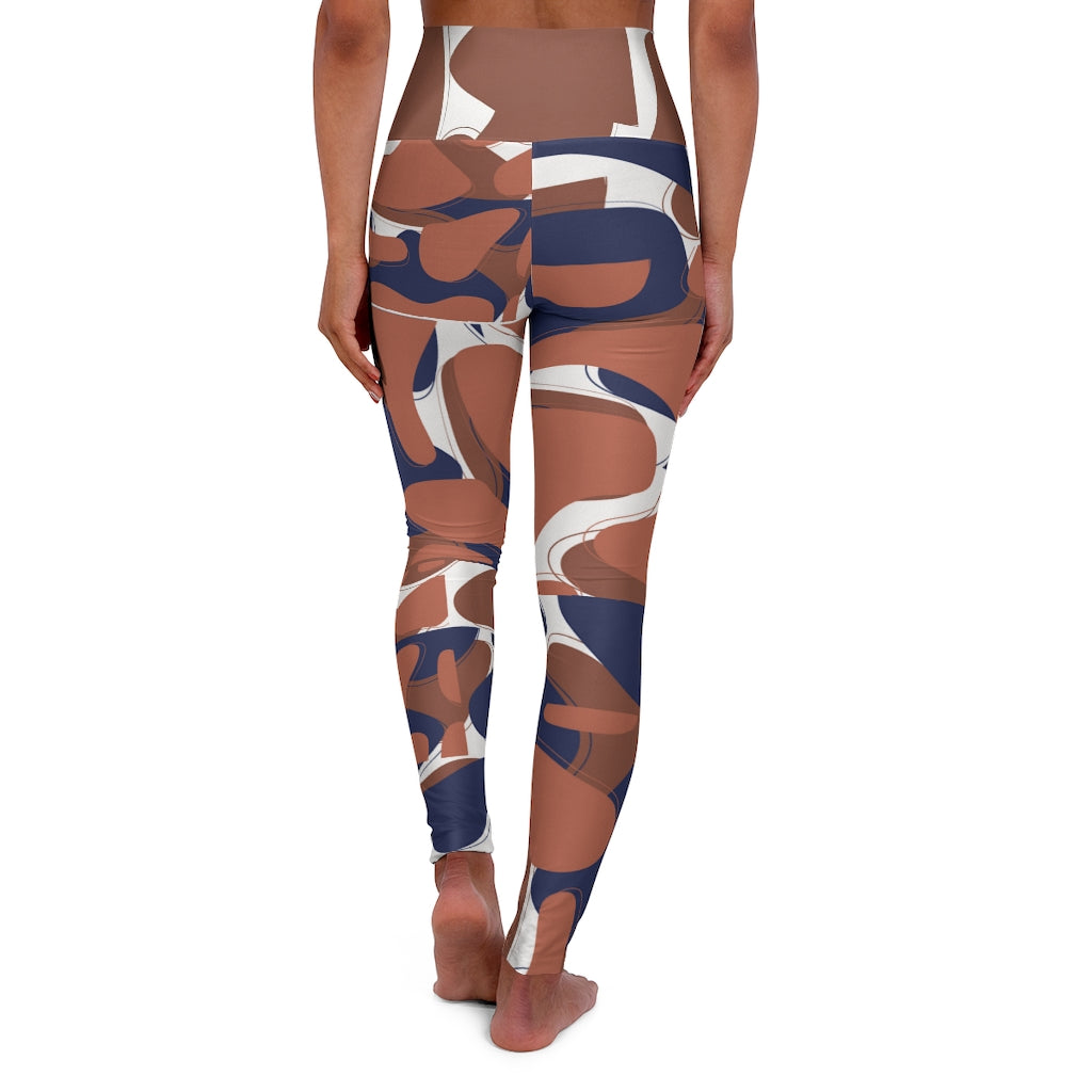 Nude x Graphica Yoga Leggings featuring a skinny fit and stylish design, perfect for workouts and casual wear.