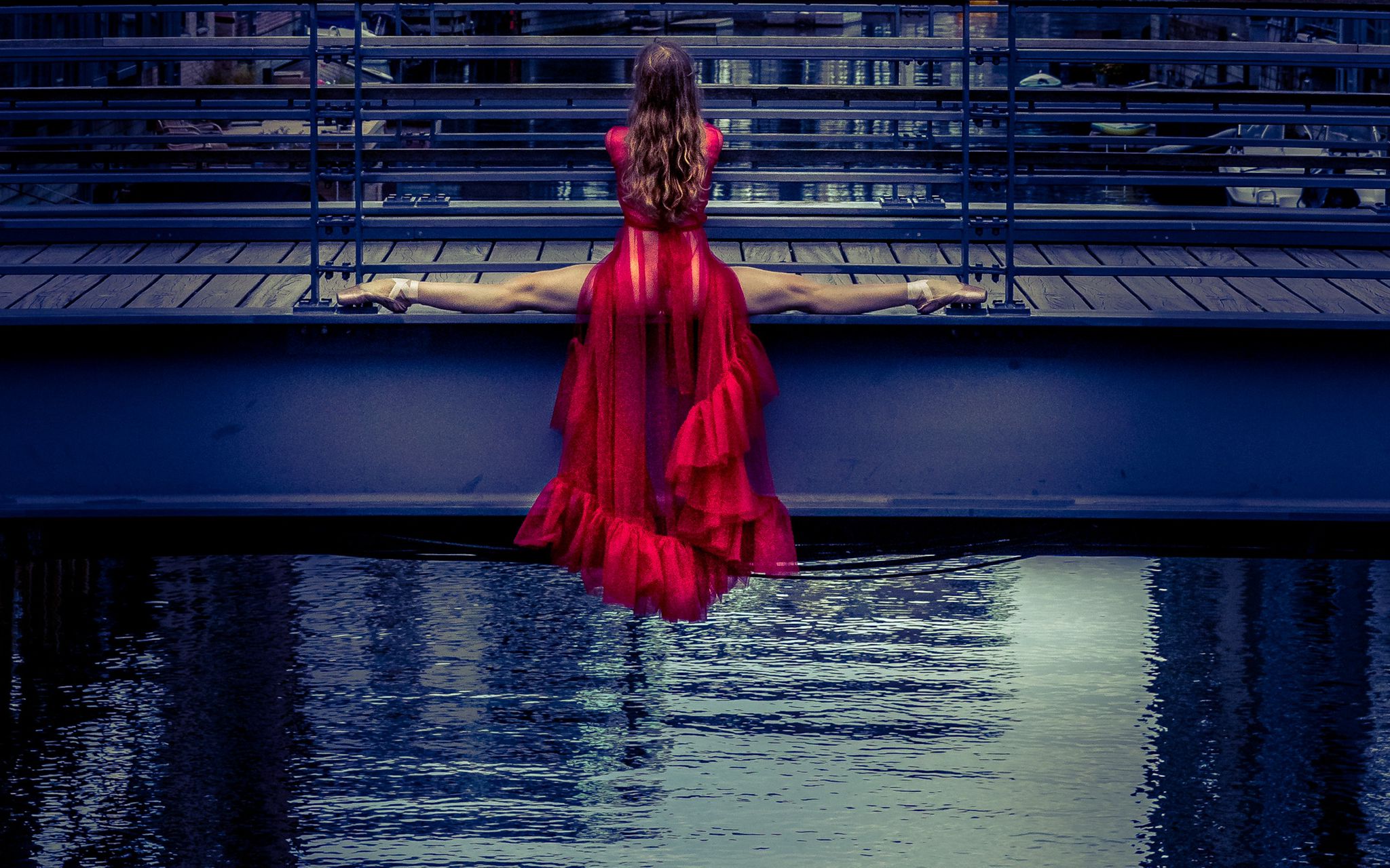 A lightweight soft tulle robe in various colors, elegantly flowing and designed for dancers, showcasing its wrap style.