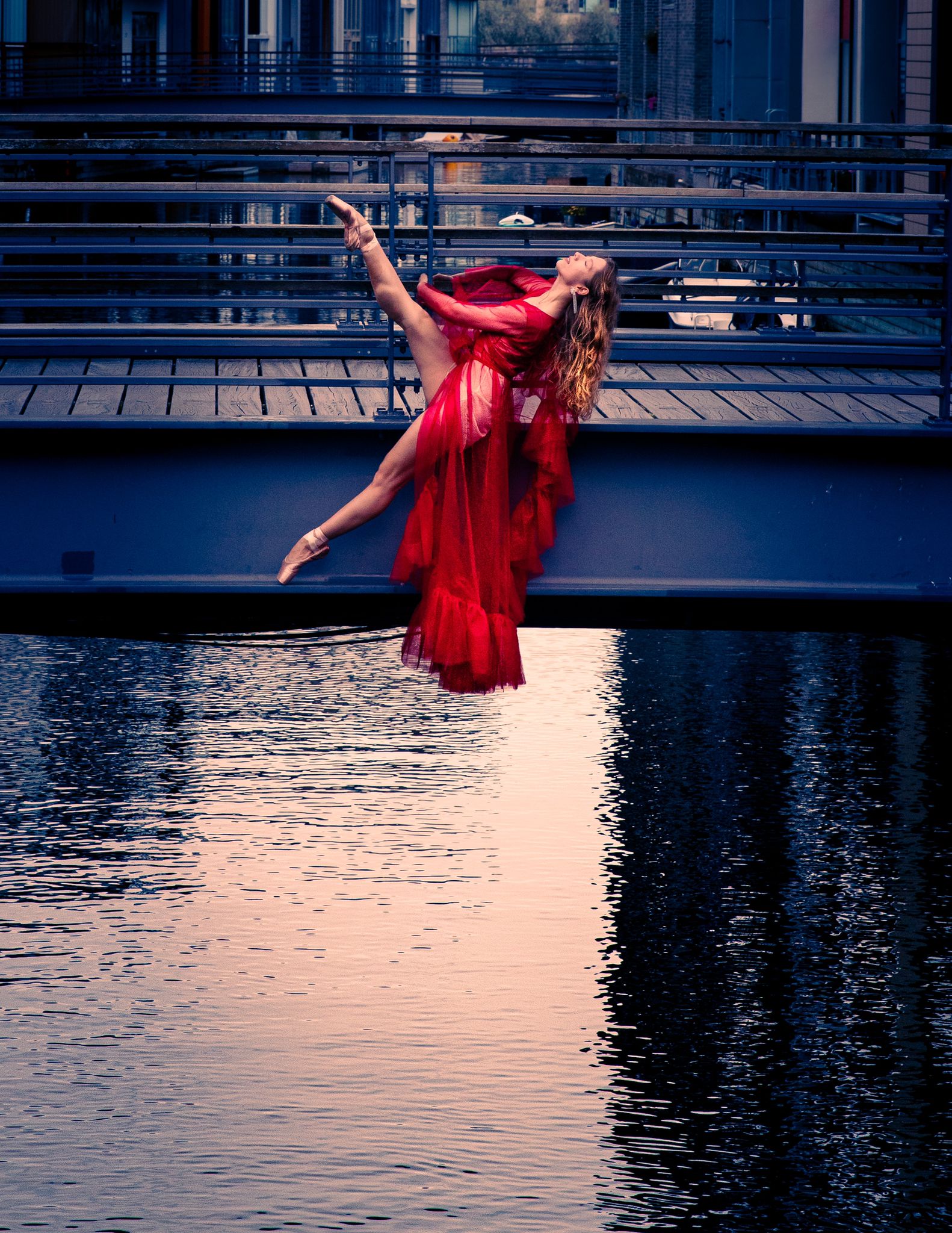 A lightweight soft tulle robe in various colors, elegantly flowing and designed for dancers, showcasing its wrap style.