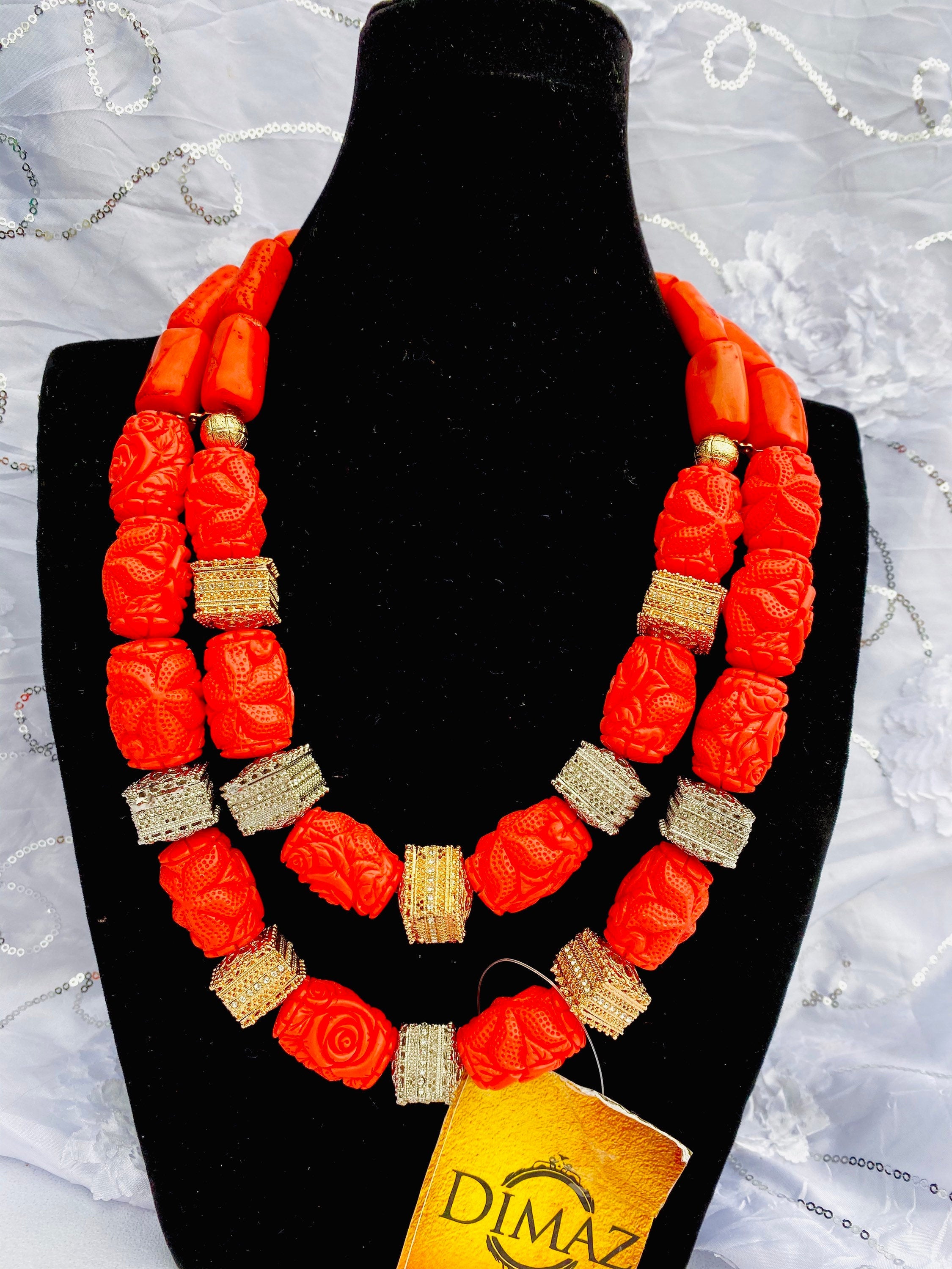 Oremi Necklace set featuring real gemstones, bangles, and earrings in vibrant colors.