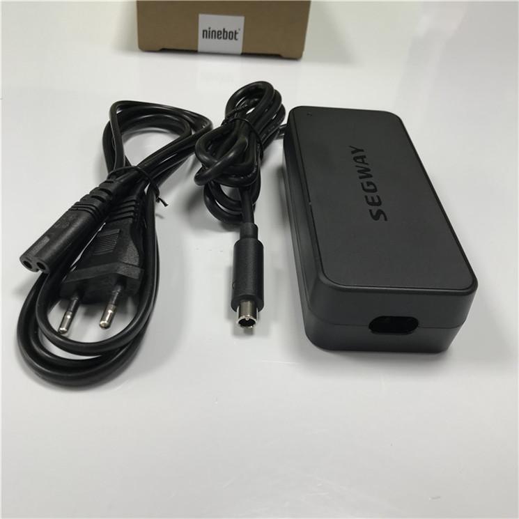 Original Scooter Charger Kit for Ninebot Kickscooter ES1 ES2 and Xiaomi Mijia M365, featuring a compact design and efficient power output.