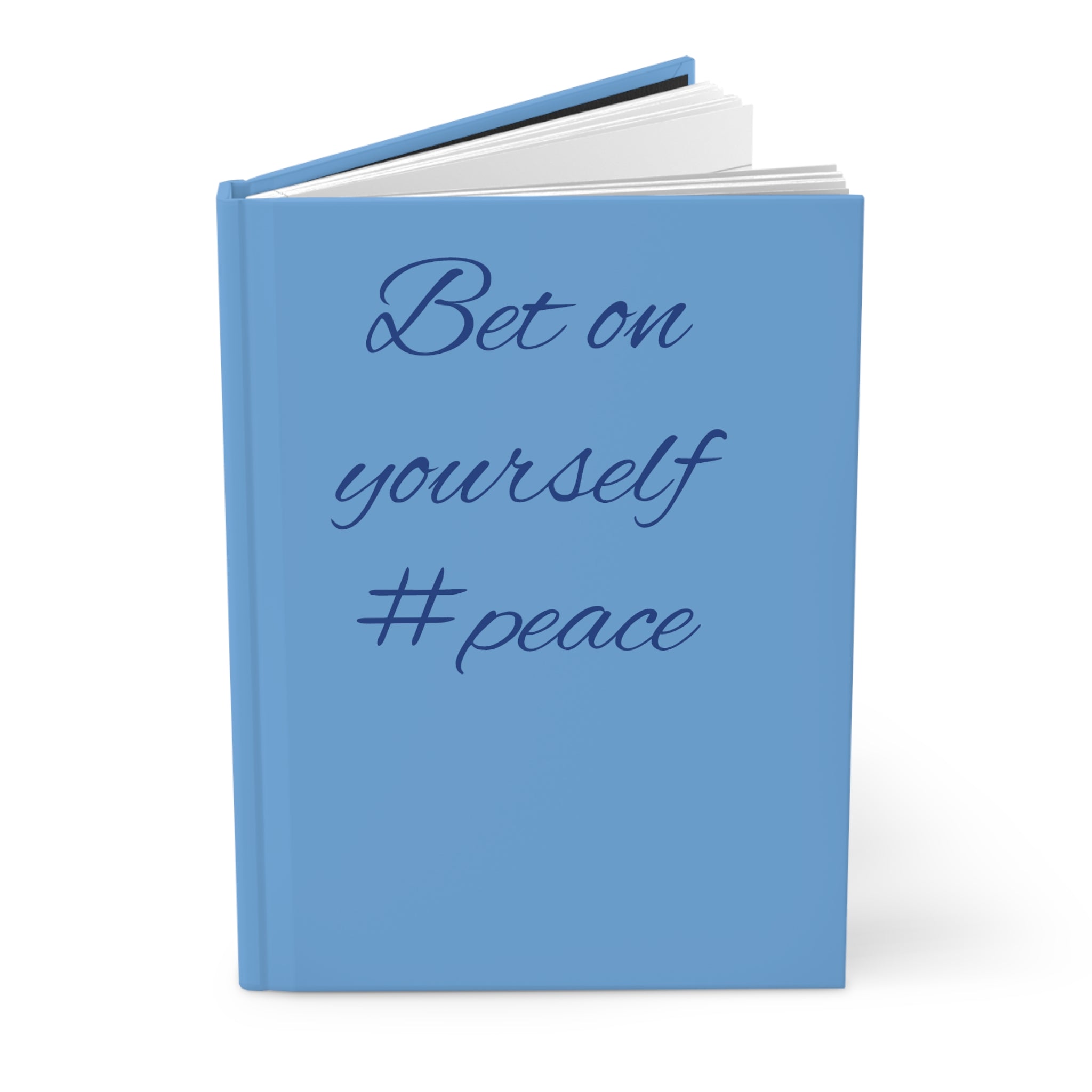 Peaceful YOU Emotional Support Journal with a matte hardcover and stylish design, featuring lined pages for personal journaling.