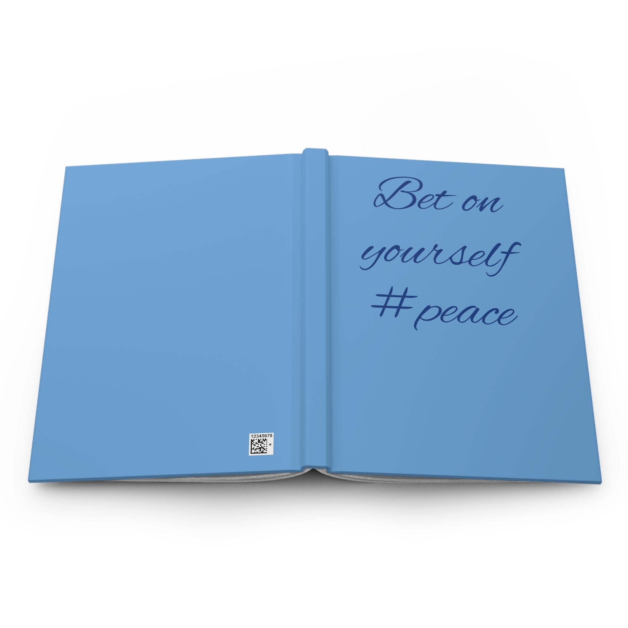 Peaceful YOU Emotional Support Journal with a matte hardcover and stylish design, featuring lined pages for personal journaling.