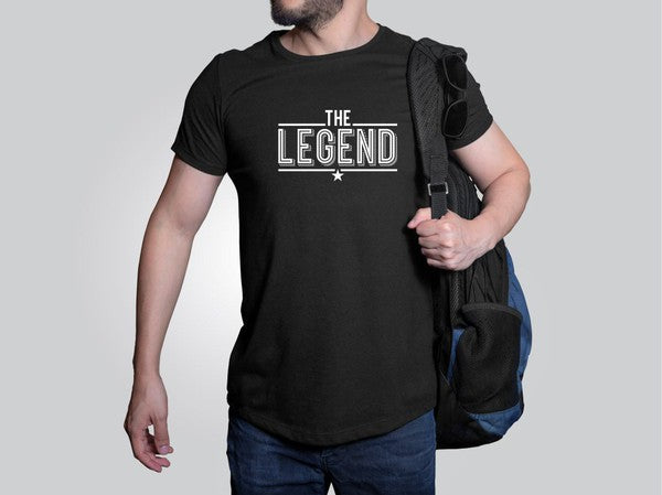 Plus Size The Legend Dad Softstyle Tee in soft ringspun cotton, featuring a unisex design suitable for all body types.