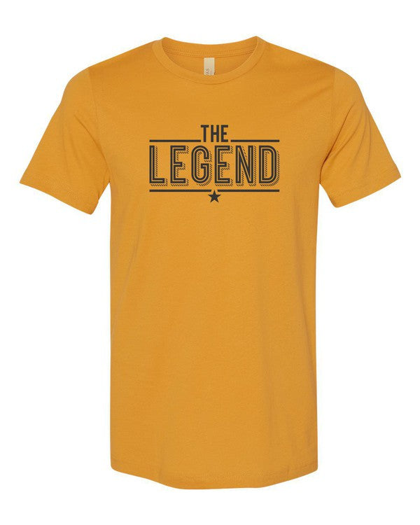 Plus Size The Legend Dad Softstyle Tee in soft ringspun cotton, featuring a unisex design suitable for all body types.