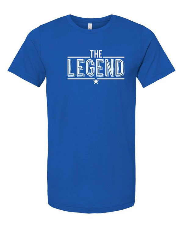 Plus Size The Legend Dad Softstyle Tee in soft ringspun cotton, featuring a unisex design suitable for all body types.