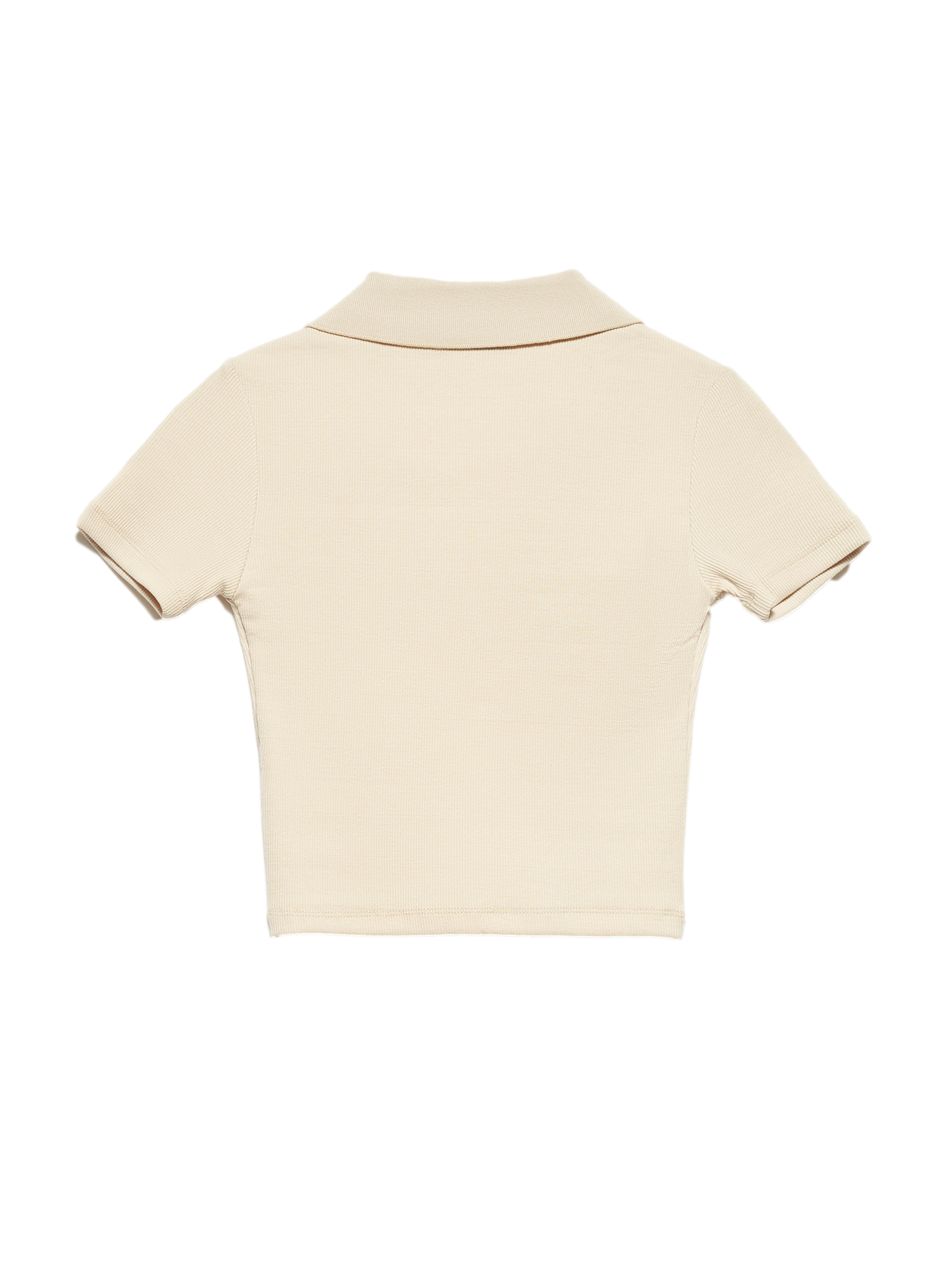 A stylish Polo Collar T-shirt made of 96% cotton and 4% elastane, showcasing its classic collar and soft fabric.