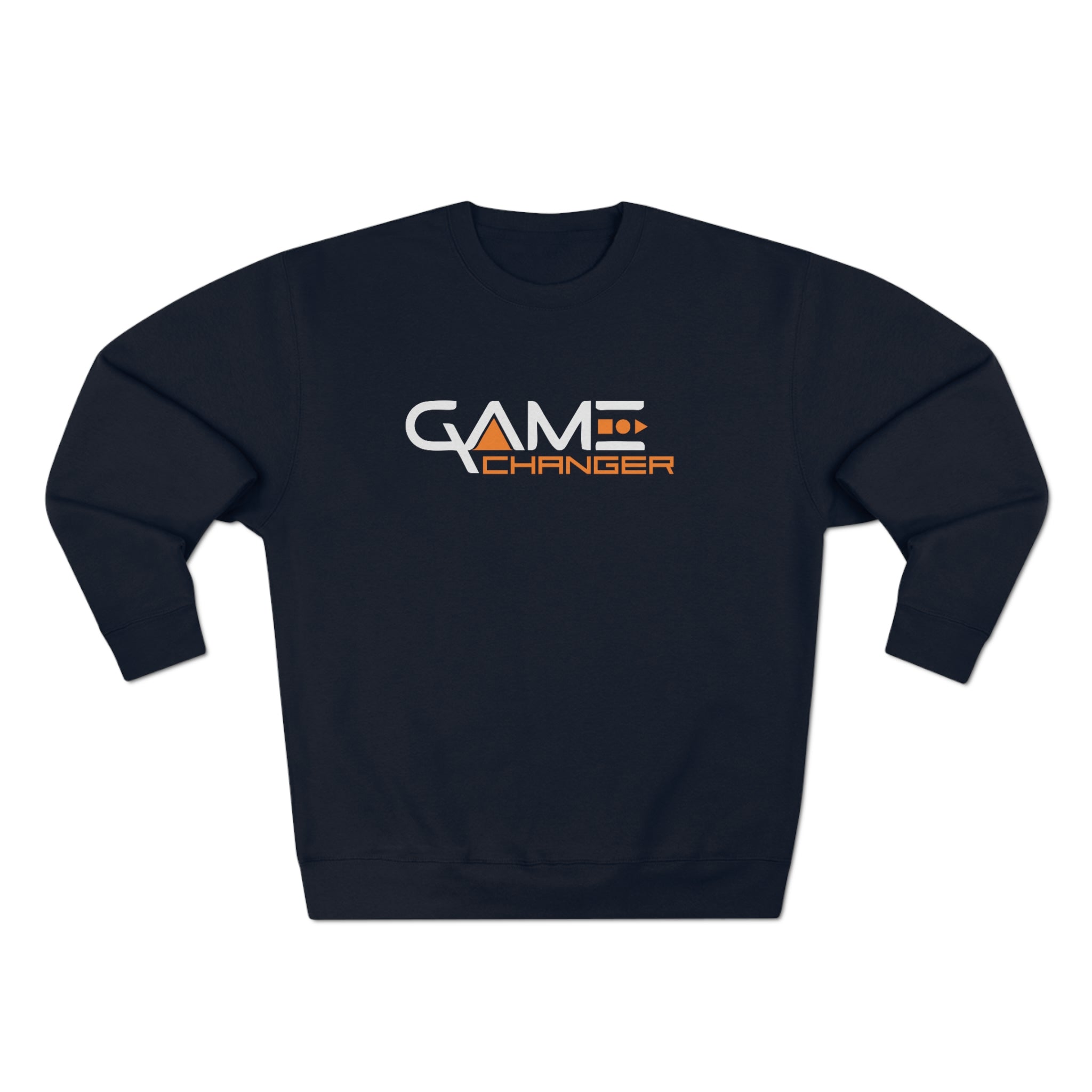 Premium Organic Game Changer Sweatshirt made from 100% organic cotton, featuring a stylish set-in sleeve design and soft French Terry fabric.