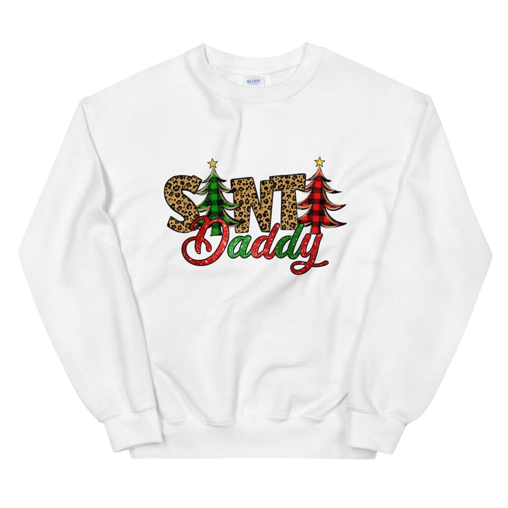 Cozy Santa Daddy Sweatshirt featuring festive design, perfect for holiday wear.