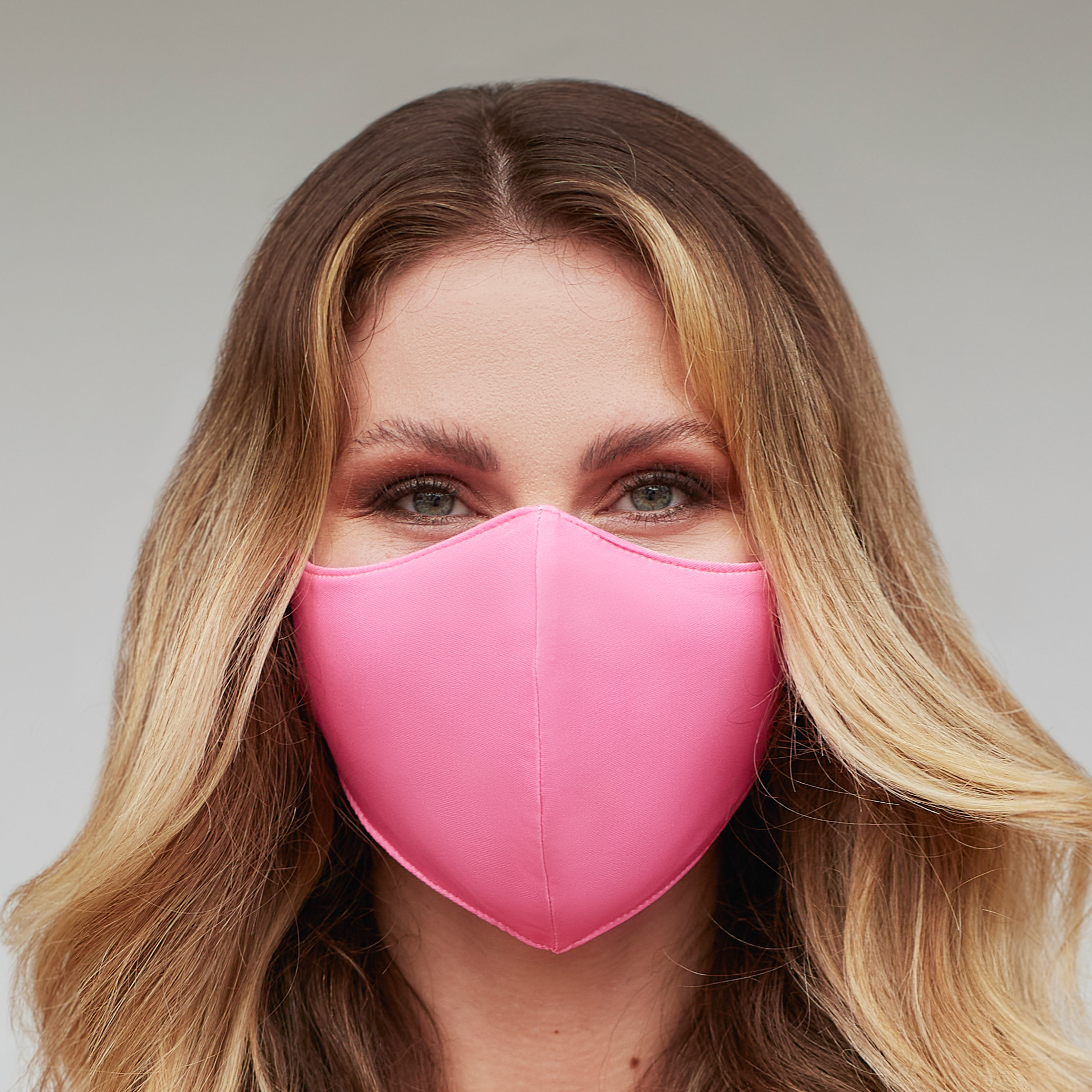 Solid Charity Pink Face Mask, machine washable, unique design, suitable for various activities.