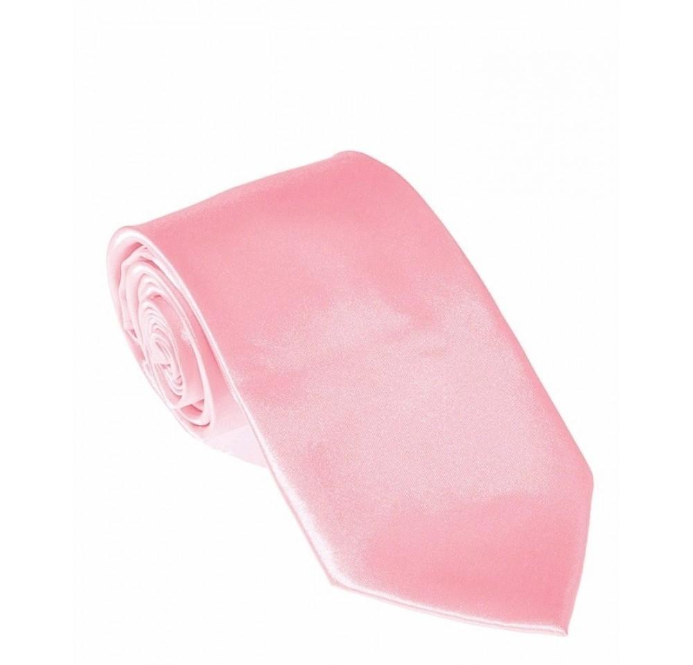 A luxurious solid necktie and matching hanky set in various colors, showcasing high-quality silk material.