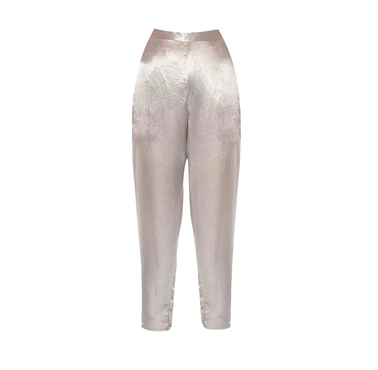 Sophie Beige Pants made from luxurious Japanese Silk, showcasing a chic and comfortable design.