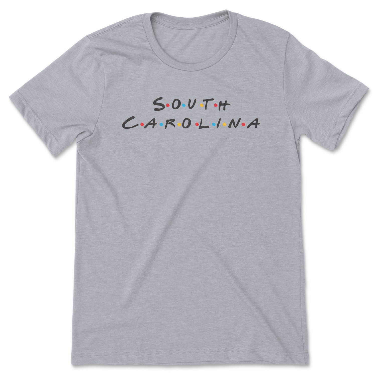 South Carolina Friends Tee featuring a vibrant design inspired by the iconic TV show, perfect for casual wear.