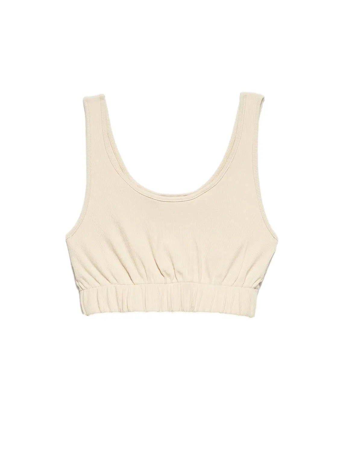 A stylish strappy top made from 96% cotton and 4% elastane, featuring thin straps and a comfortable fit.