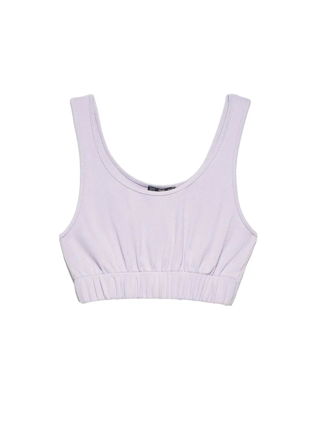 A stylish strappy top made from 96% cotton and 4% elastane, featuring thin straps and a comfortable fit.