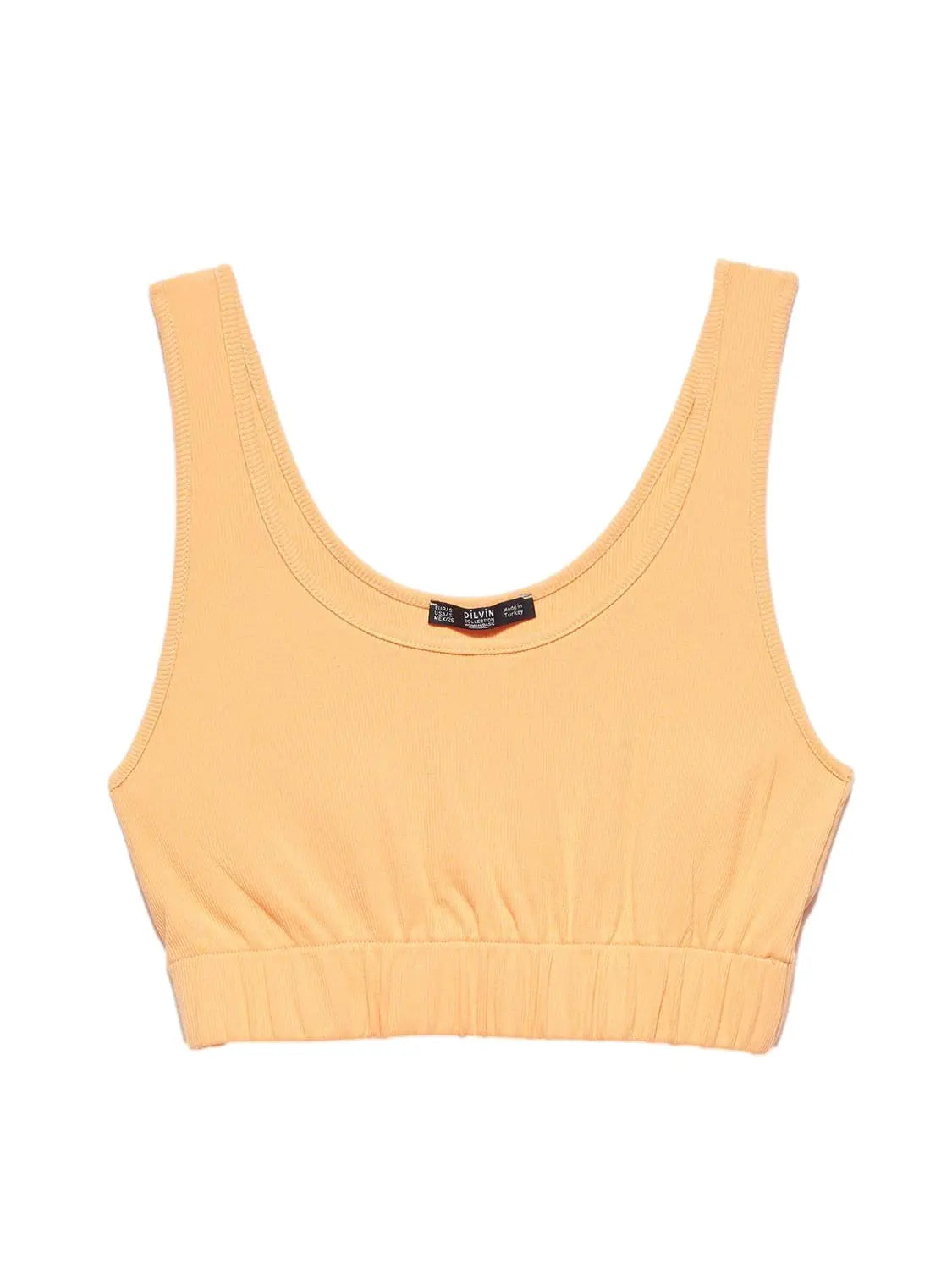 A stylish strappy top made from 96% cotton and 4% elastane, featuring thin straps and a comfortable fit.