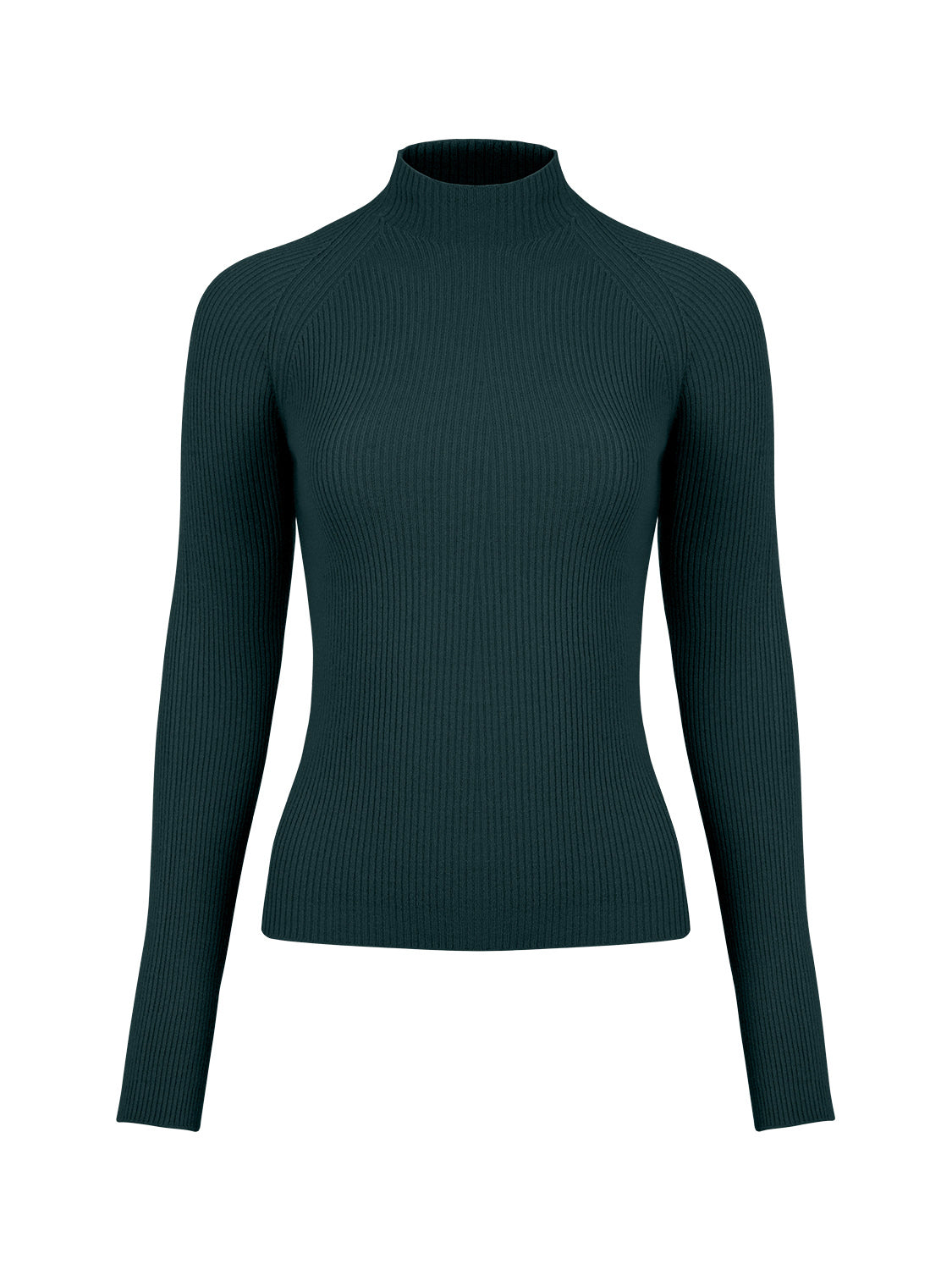 A cozy turtleneck knit sweater in a soft fabric, featuring long sleeves and a stylish design, perfect for layering in colder weather.