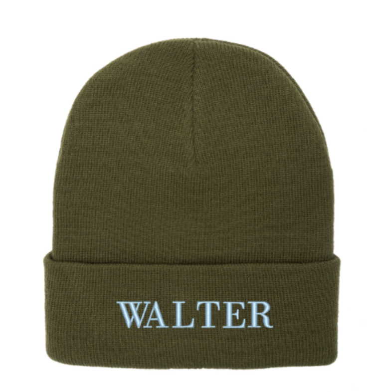 WALTER EMBROIDERED SOFT SPUN BEANIE featuring stylish embroidery, soft fabric, and a comfortable fit, designed in Los Angeles.