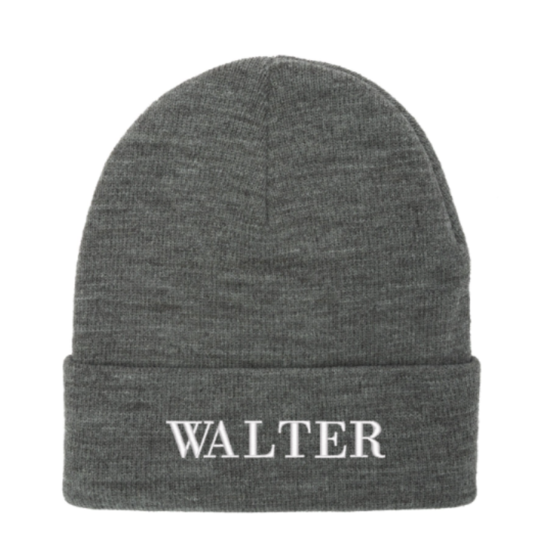 WALTER EMBROIDERED SOFT SPUN BEANIE featuring stylish embroidery, soft fabric, and a comfortable fit, designed in Los Angeles.