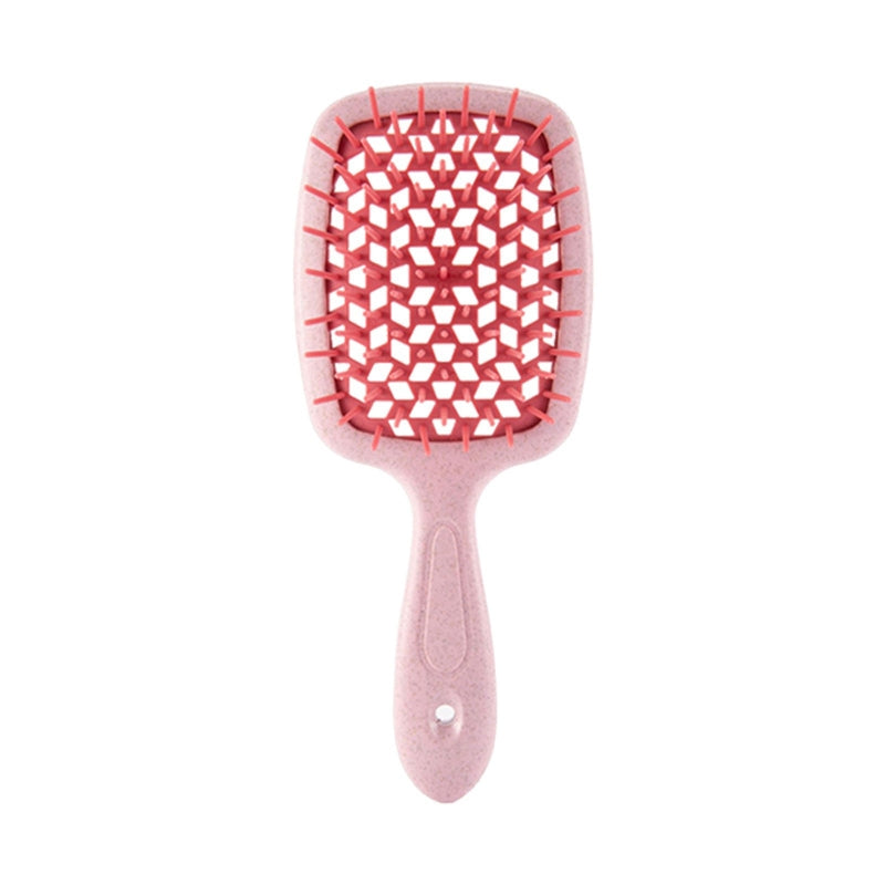 Wide Detangling Brush designed for textured and curly hair, featuring wide bristles for gentle detangling.