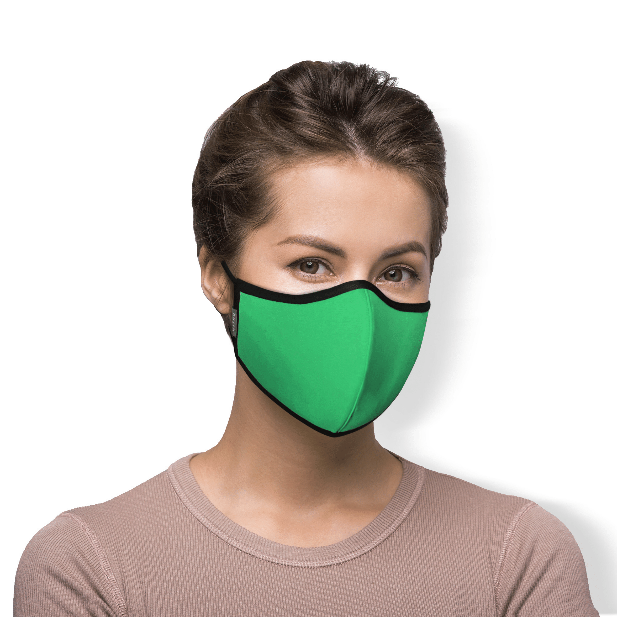 WITH U Washable Reusable Face Masks featuring a three-layer design, adjustable ear loops, and high-quality fabric, suitable for men and women.