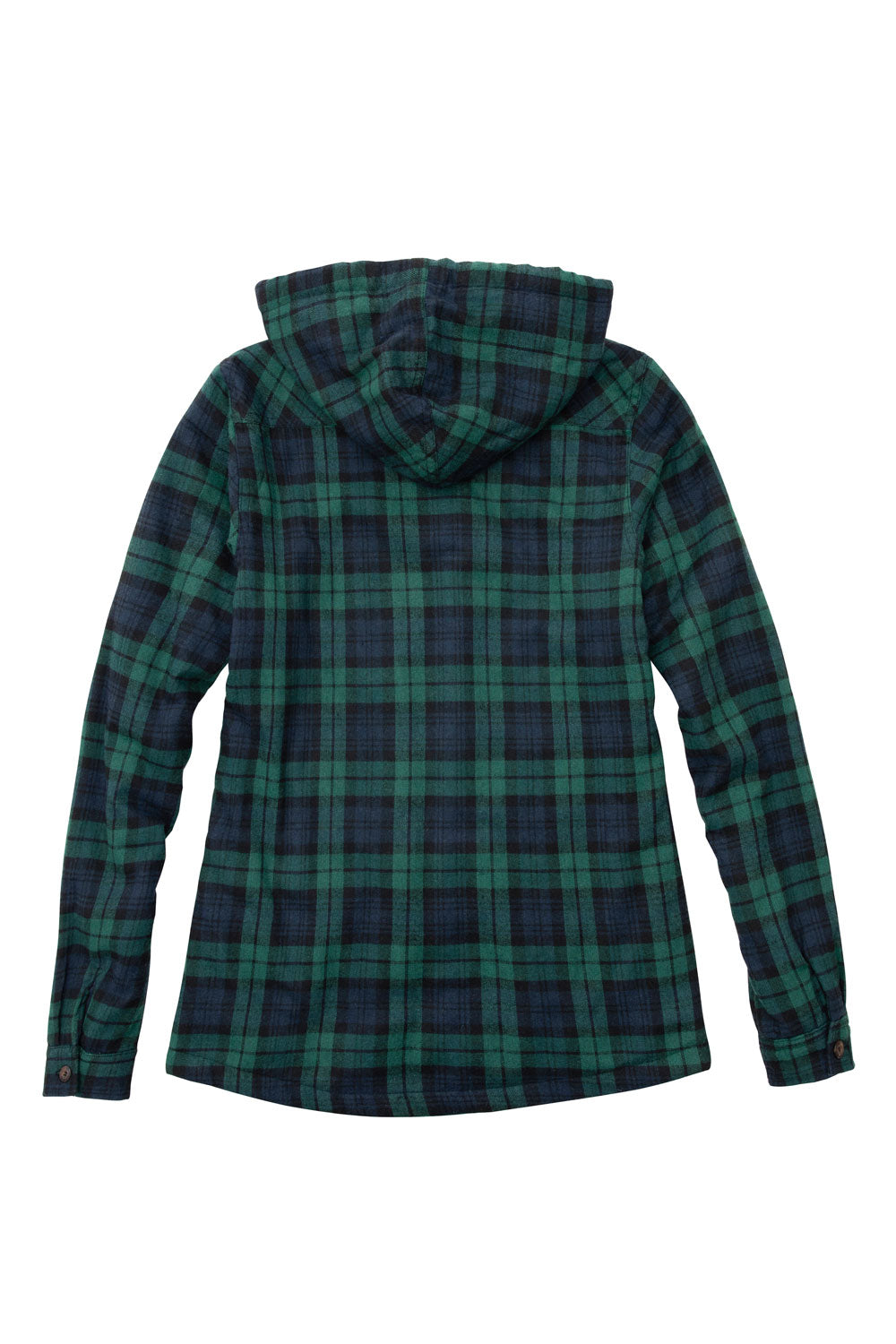 Women's Matching Family Zip Up Green Plaid Flannel Hoodie with sherpa lining, perfect for holiday gatherings and family matching.