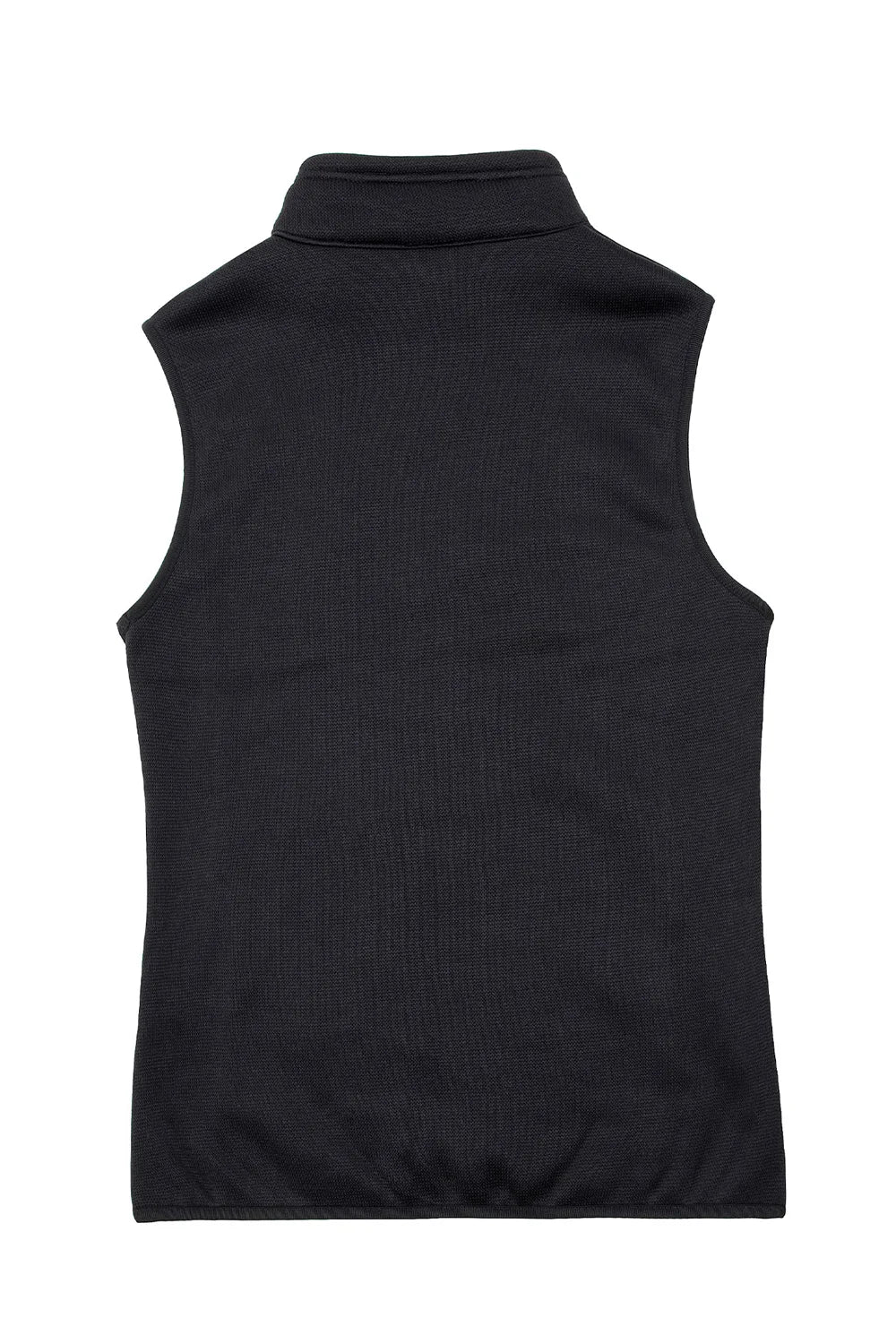 Women's Sherpa Lined Sweater Fleece Vest in a stylish design, featuring zip closure and multiple pockets.