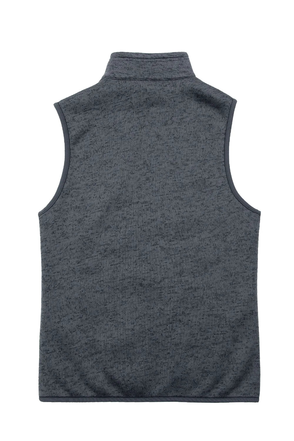 Women's Sherpa Lined Sweater Fleece Vest in a stylish design, featuring zip closure and multiple pockets.