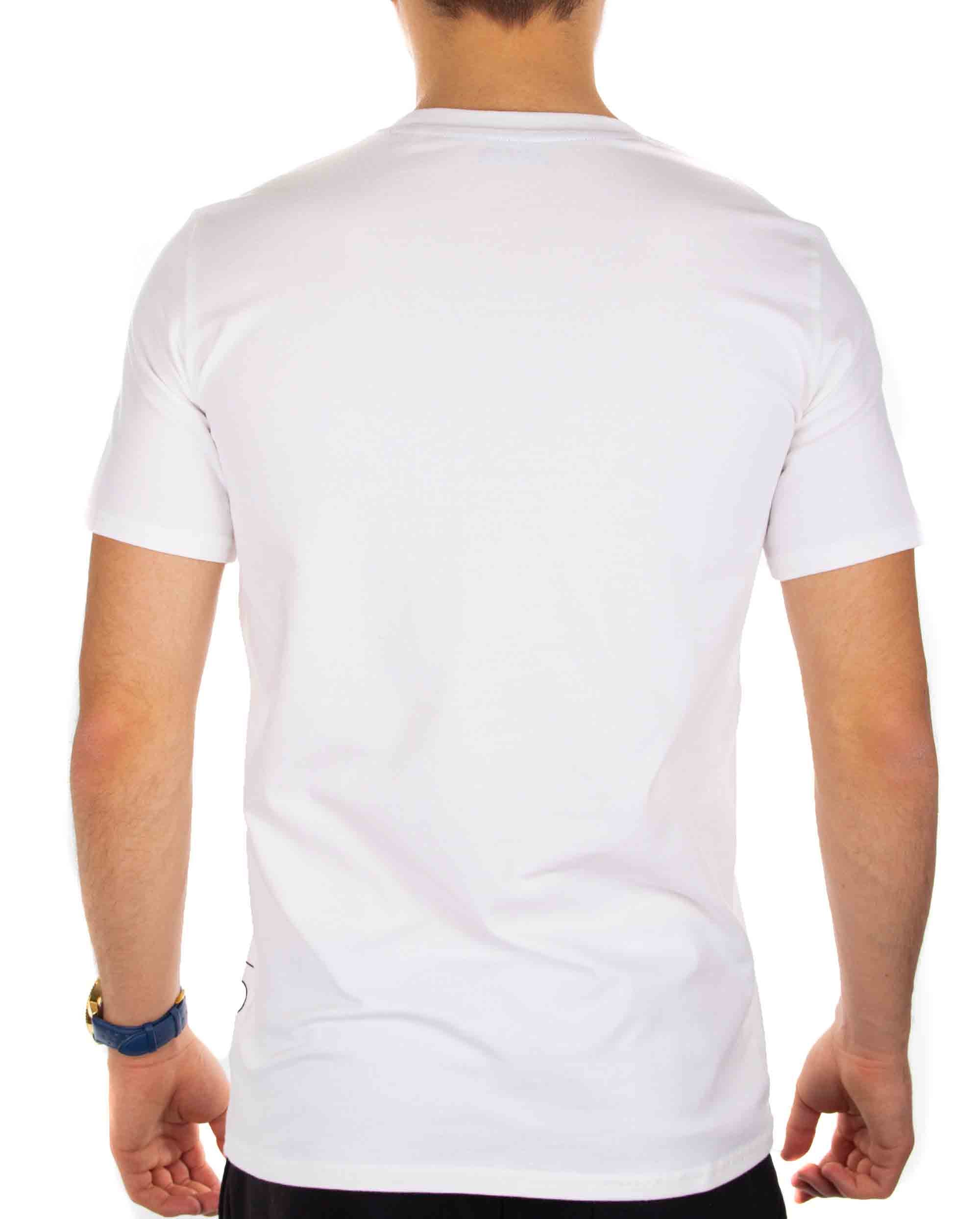 ZRED Athletics Basic Tee in white for men, showcasing a stylish and comfortable design suitable for athletic and casual wear.