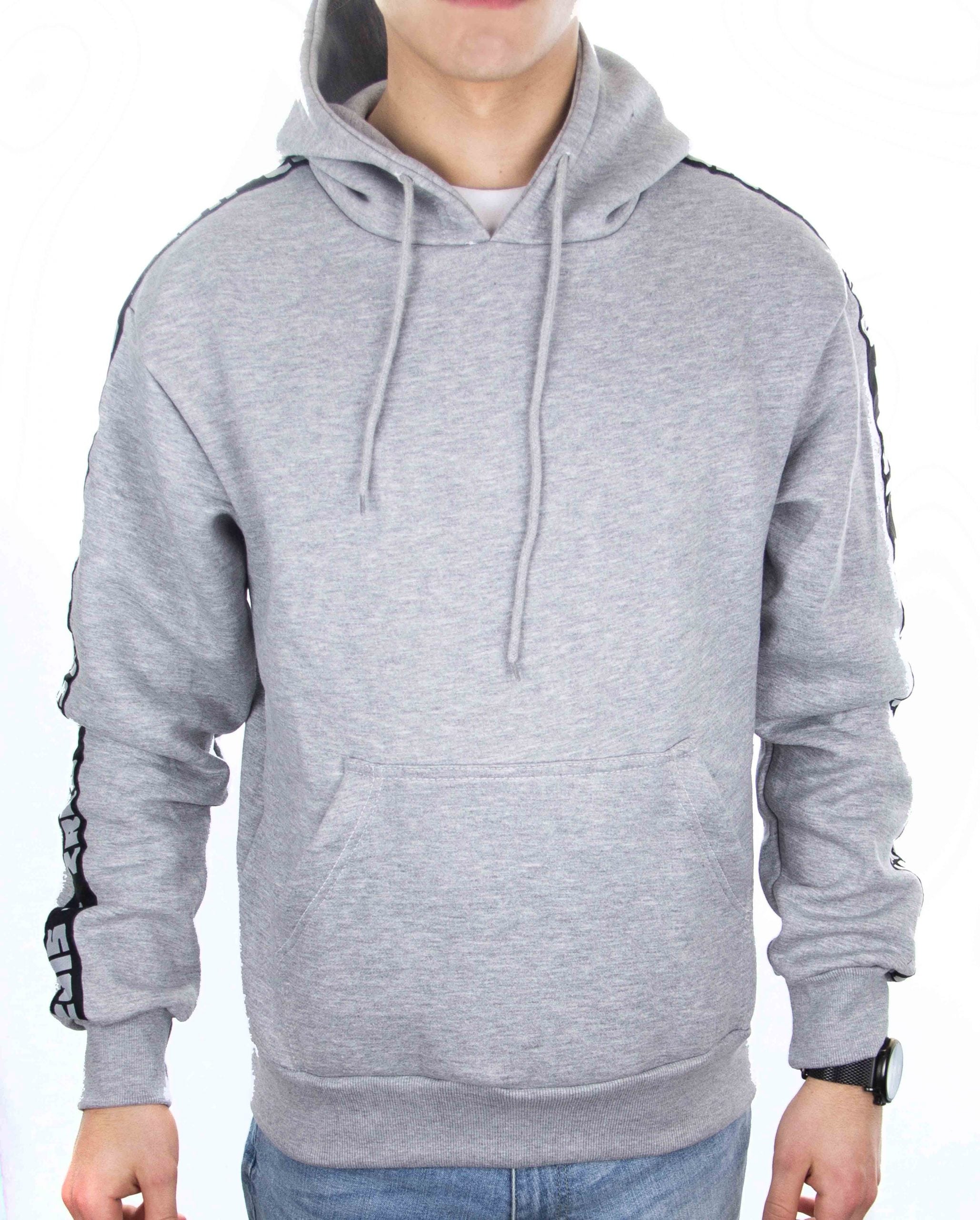 ZRED Origin Hoodie in grau für Herren, stilvoll und bequem, ideal für kältere Tage.