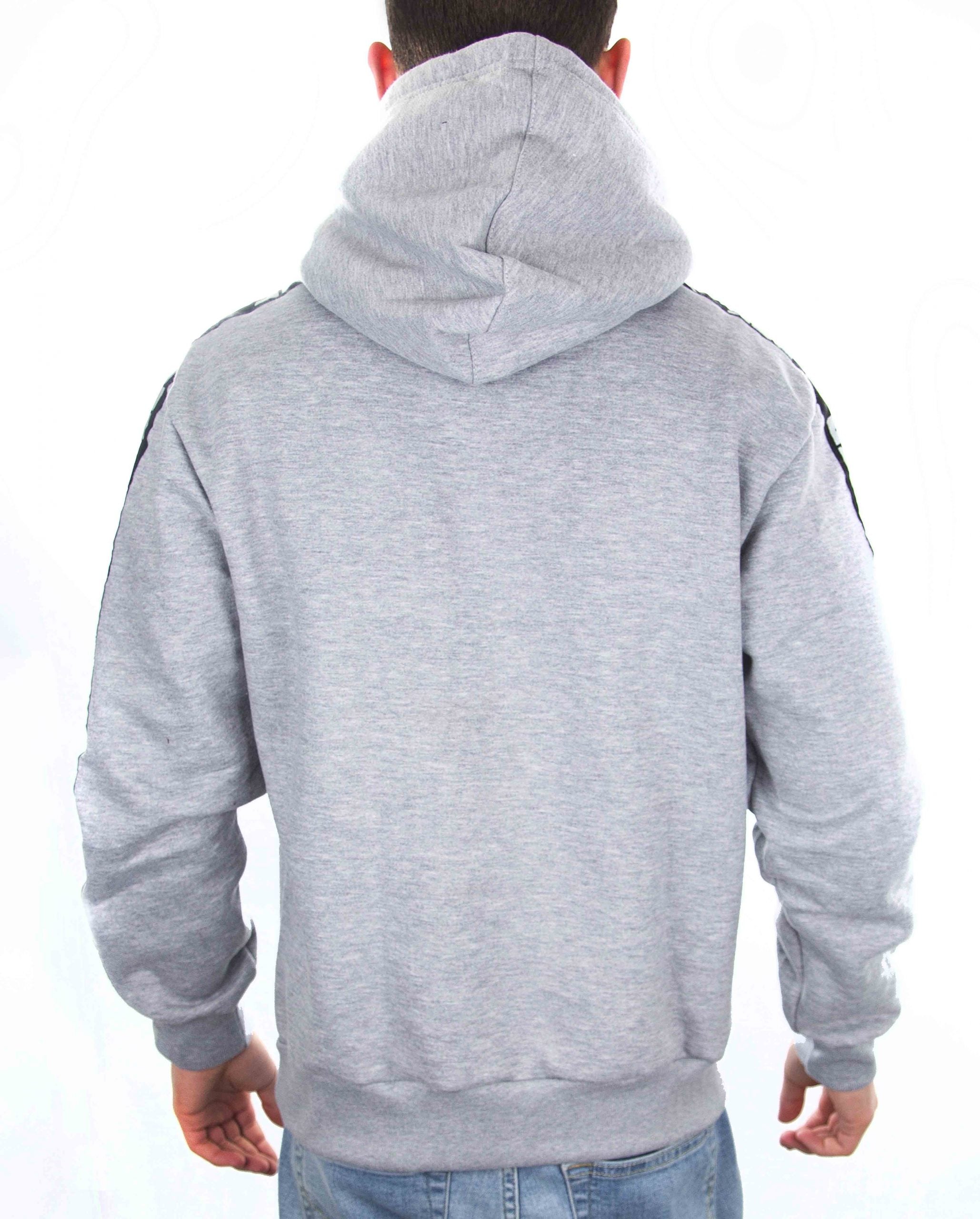 ZRED Origin Hoodie in grau für Herren, stilvoll und bequem, ideal für kältere Tage.