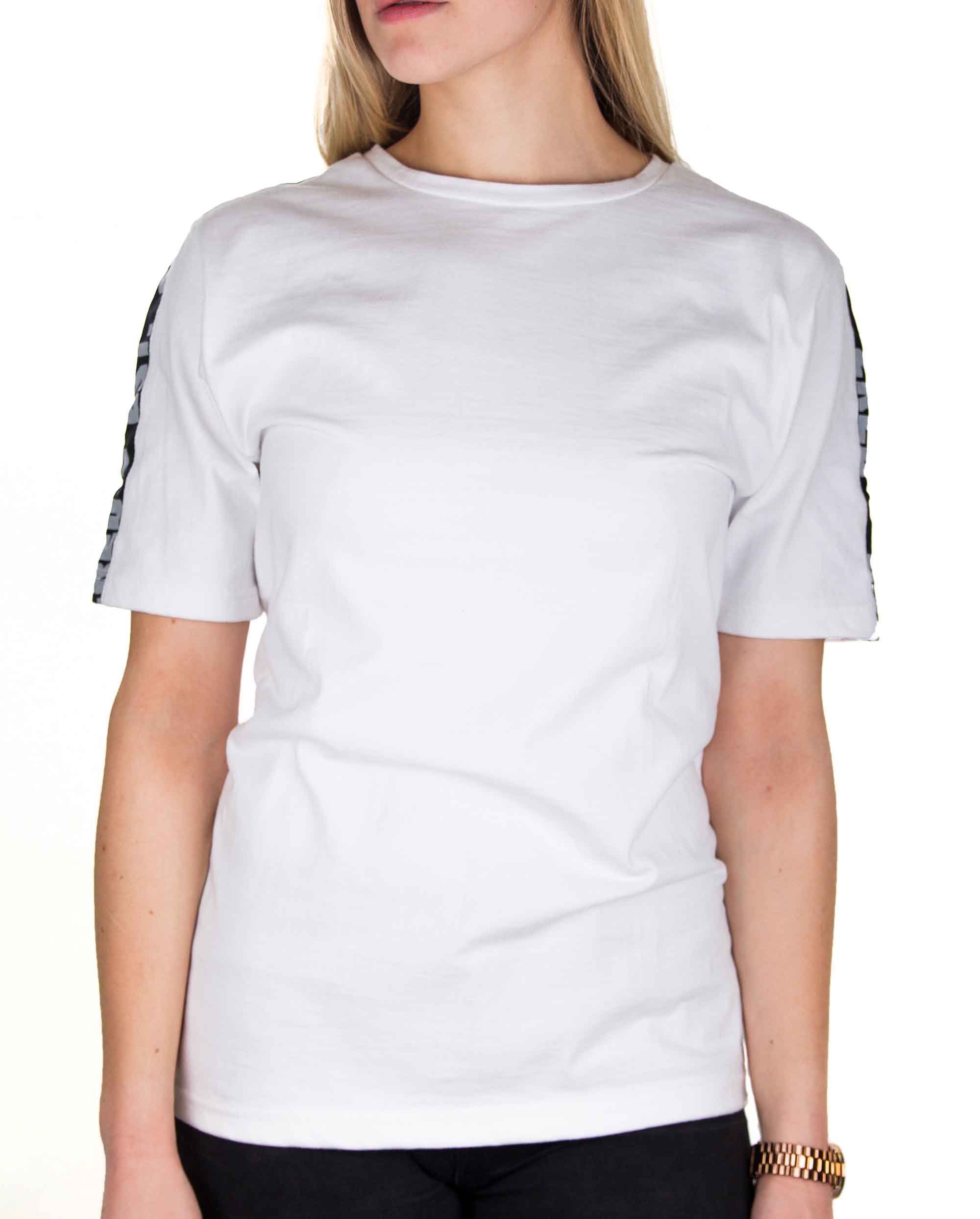 ZRED Origin Shirt in white for women, showcasing stylish design and high-quality cotton fabric.