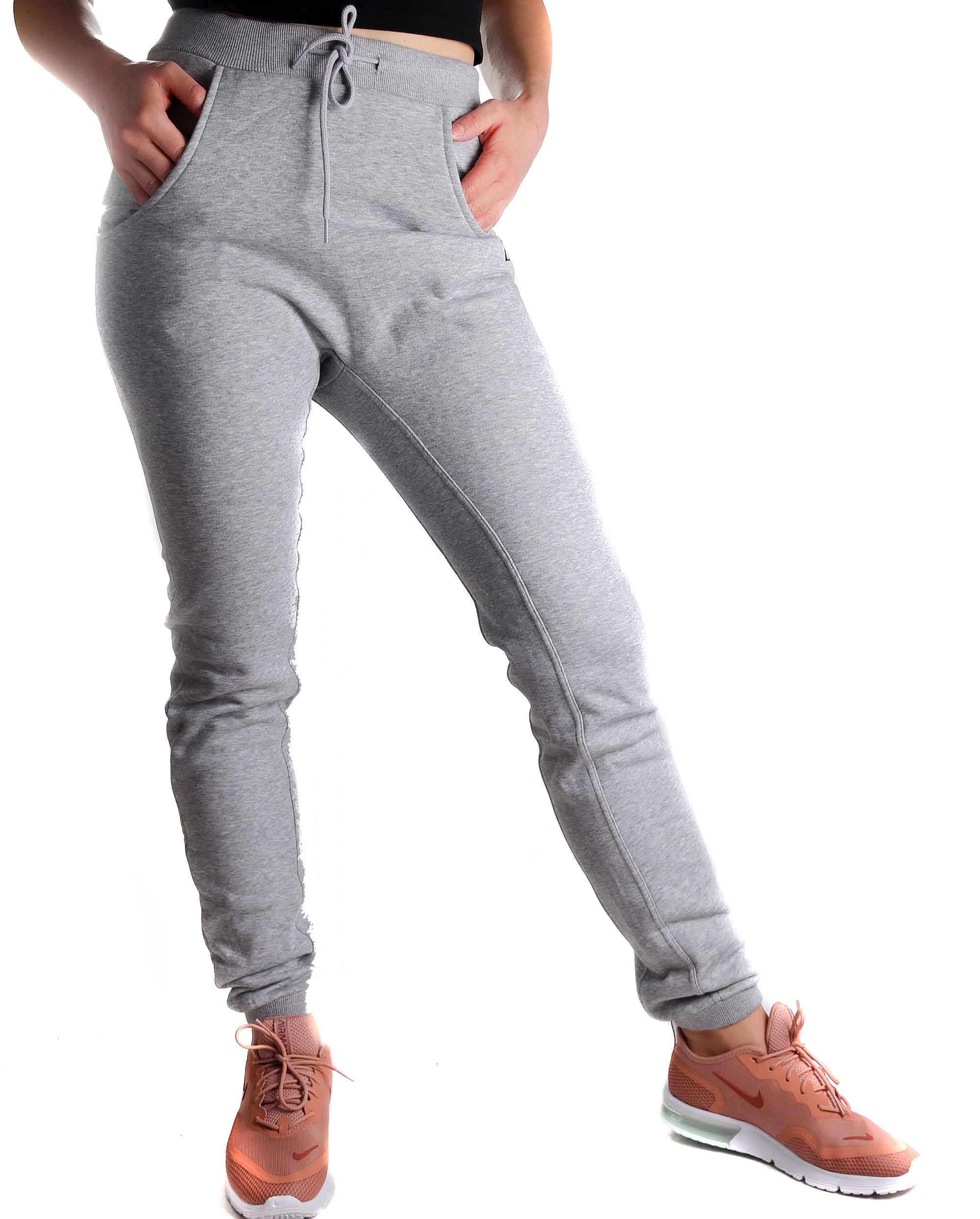 ZRED Sweatpants in Grau für Damen, aus hochwertiger Baumwoll-Polyester-Mischung, ideal für Sport und Freizeit.