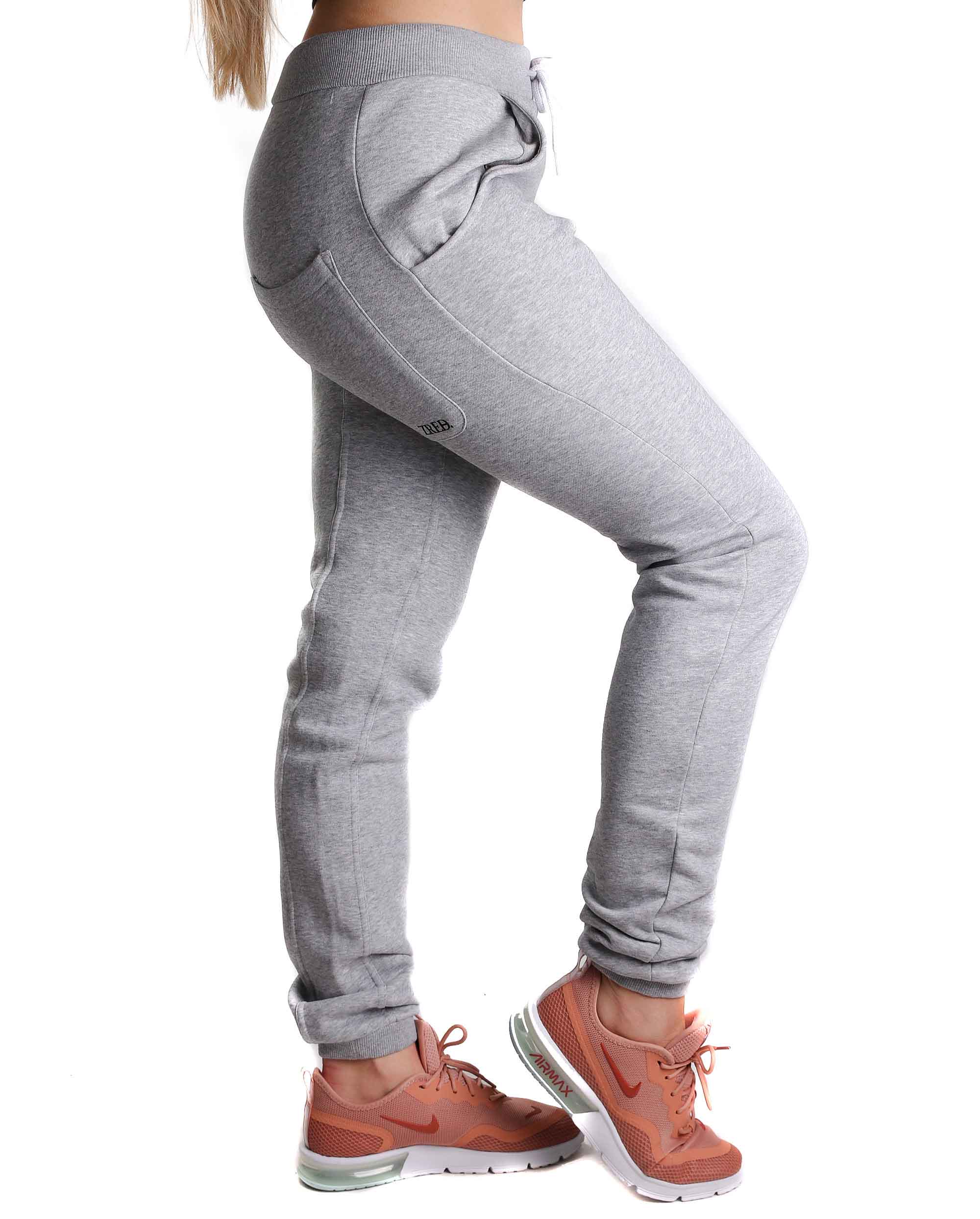 ZRED Sweatpants in Grau für Damen, aus hochwertiger Baumwoll-Polyester-Mischung, ideal für Sport und Freizeit.